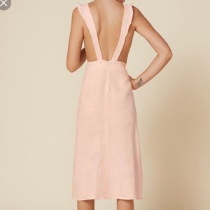 Reformation Lorikeet Dress in Rose White